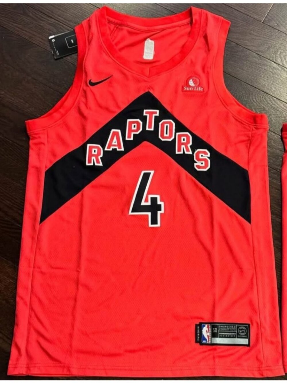 NBA Basketball Toronto Raptors Scottie Barnes #4 Icon Edition Jersey Small NWT